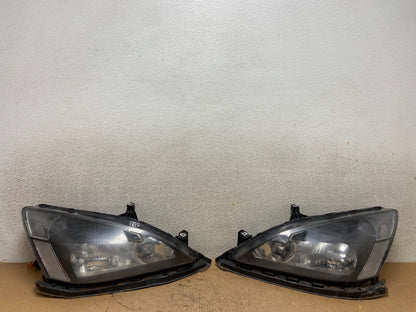 2003 - 2007 Honda Accord Left+Right Set Halogen Headlights AA0200 DW0
