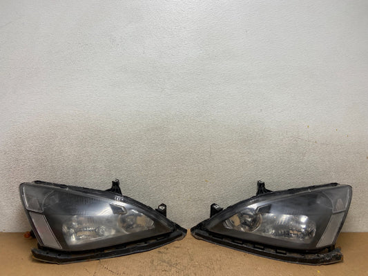 2003 - 2007 Honda Accord Left+Right Set Halogen Headlights AA0200 DW0
