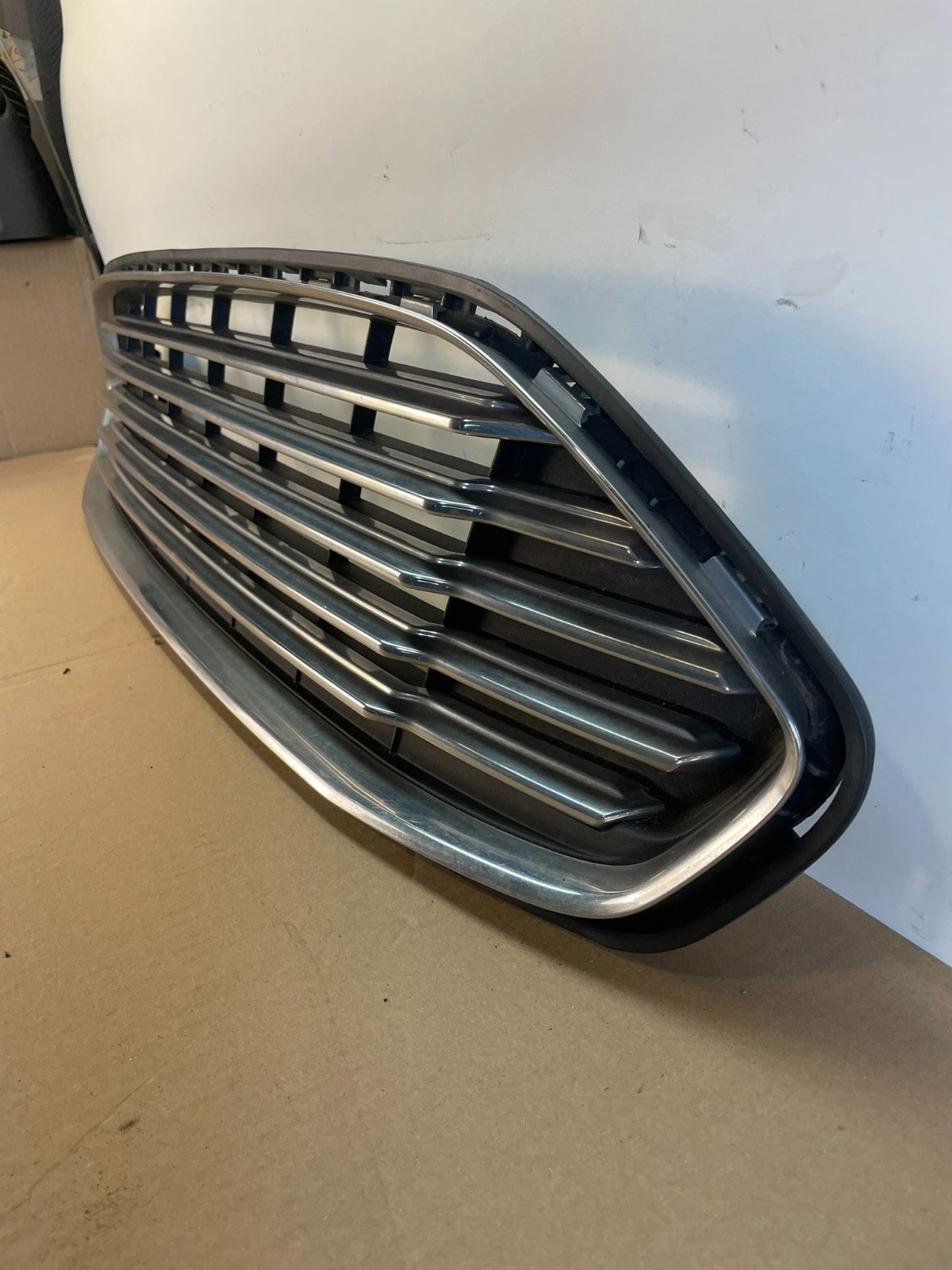 2013 to 2016 Ford Fusion Front Upper Grille Chrome Grill Bumper AG2572 MS1