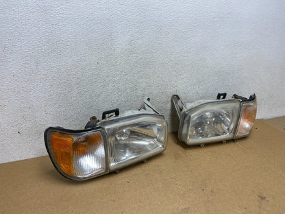 1999-2004 Nissan Pathfinder Left+Right Side Set Halogen Headlights AI2646 DW2