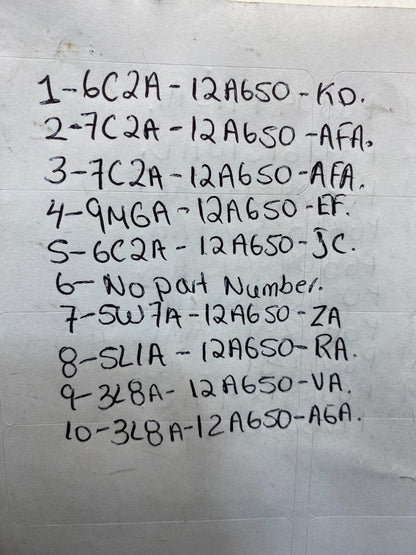 Mix of 10 Ford ECM Engine Computer Module AH4742 PS2