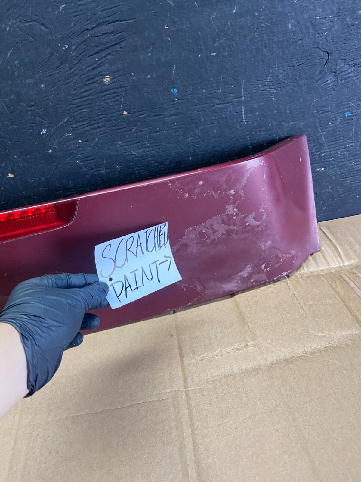 2005 to 2011 Hyundai Accent Trunk Lid Hatch 3rd Brake Light Spoiler o1090 PS5