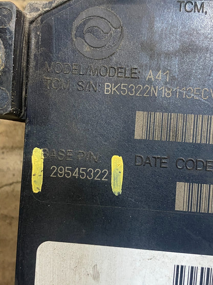 Allison Transmission Control Module 29545322 aa3286 DG2