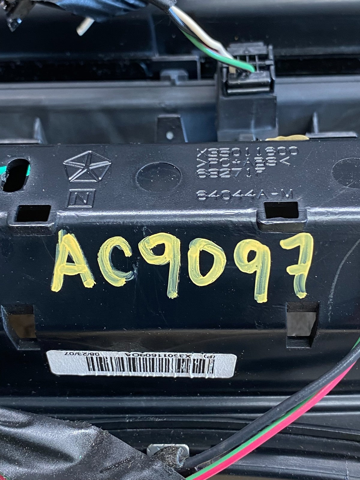 2008 to 2010 Jeep Grand Cherokee Center A/C Heater Climate Control AC9097 DG6