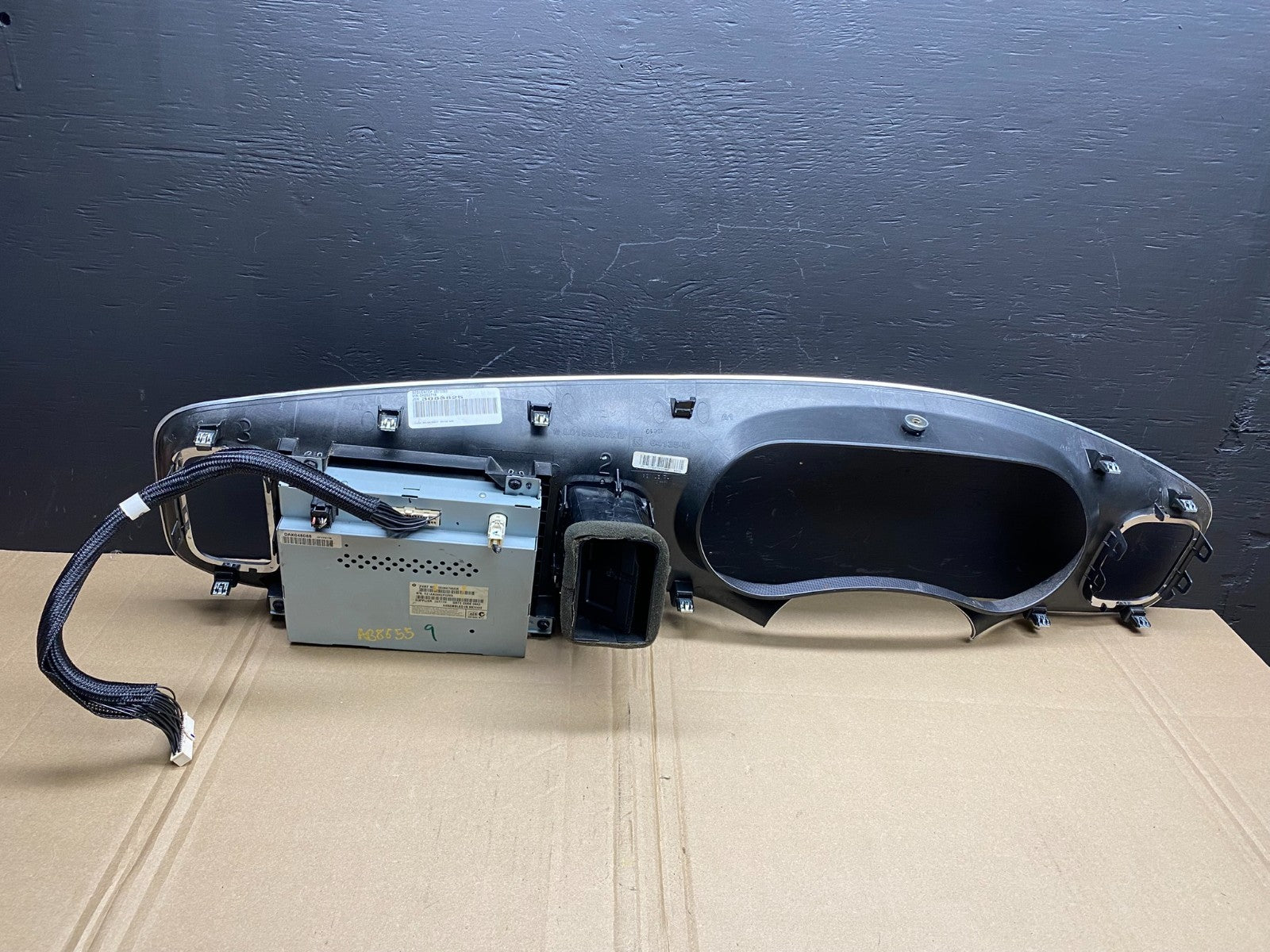 2011-2014 Dodge Charger Cluster Speedometer Radio Bezel Trim OEM ab8655 DG3