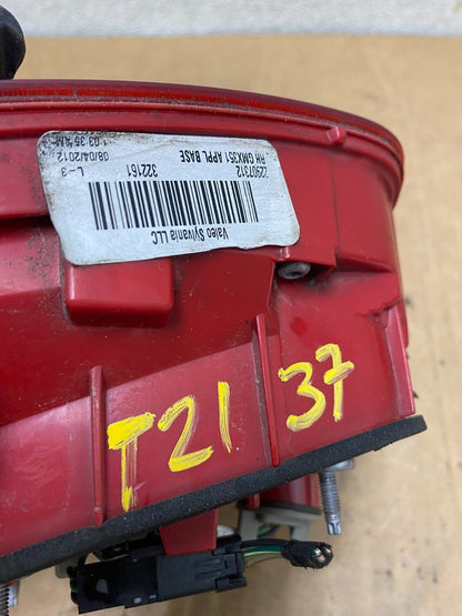 2013-2016 Chevrolet Malibu Right Passenger Rh Inner Tail Light T2137 DW6