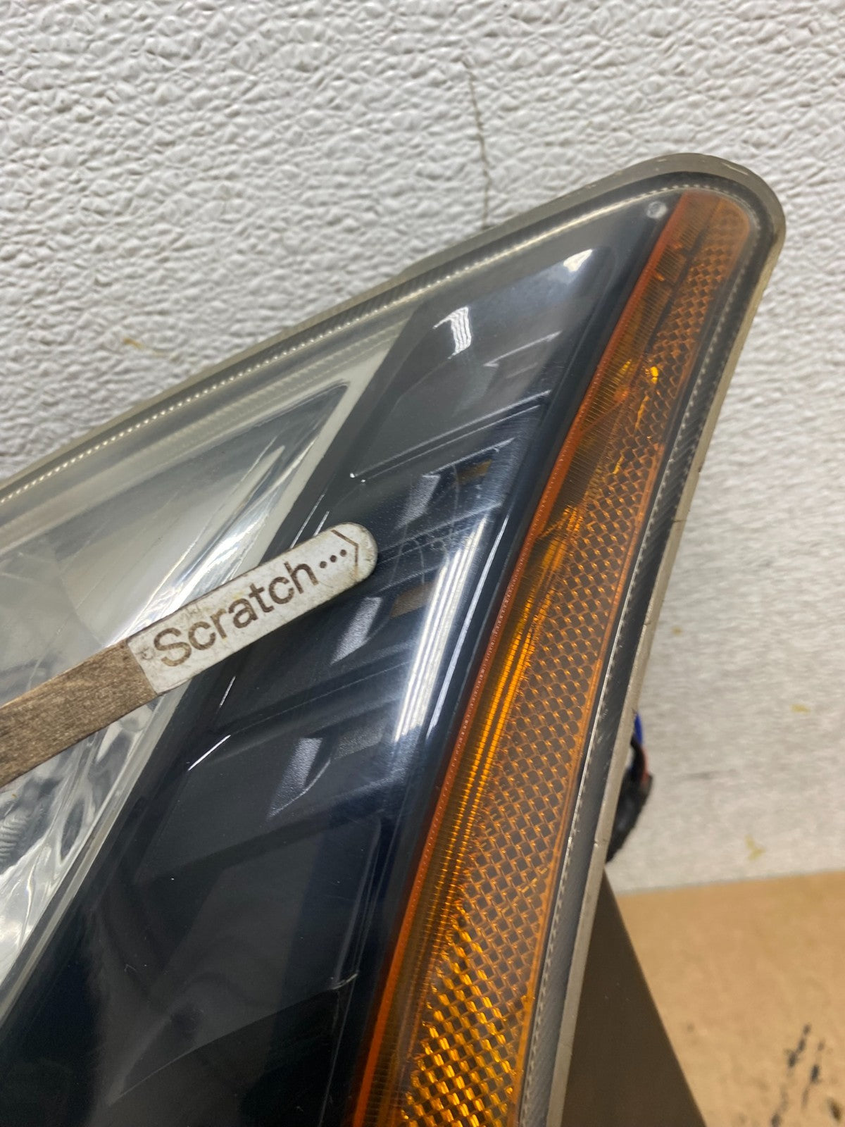 2010-2012 Nissan Sentra Halogen Left Driver LH Black Headlight Q8717 DW6