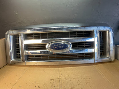 2008 to 2014 Ford Econoline E150 E250 Front Upper Chrome Grill Grille ac5462 DG0