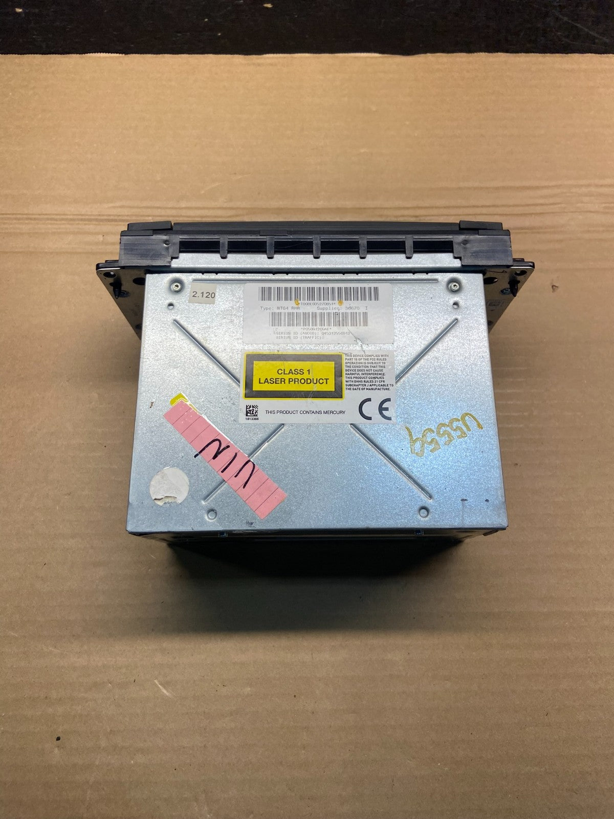 2009 2014 Jeep Dodge Chrysler Screen Display CD Player Satellite Radio AE4561 DG3