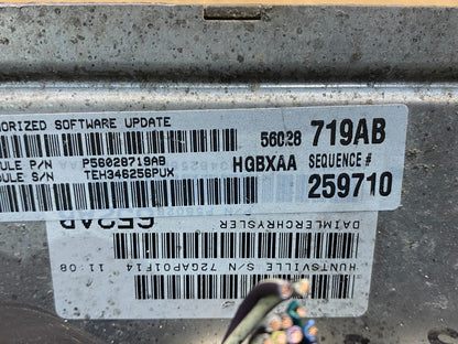 2003 Dodge Dakota 3.9L Engine Computer Module ECM ECU Unit af7688 DG2