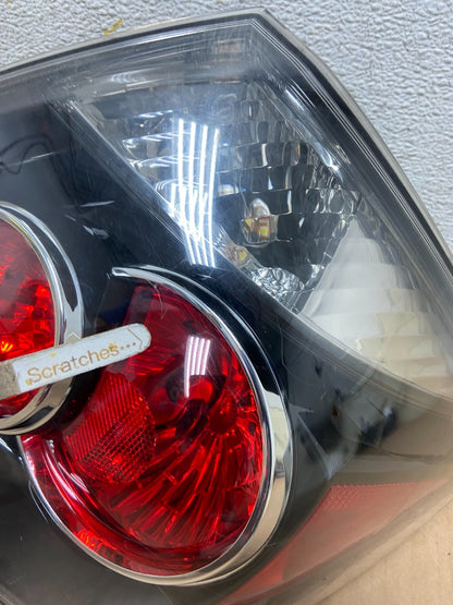 2007 to 2010 Scion TC Left + Right Set Black Tail Lights AI9311 LK4