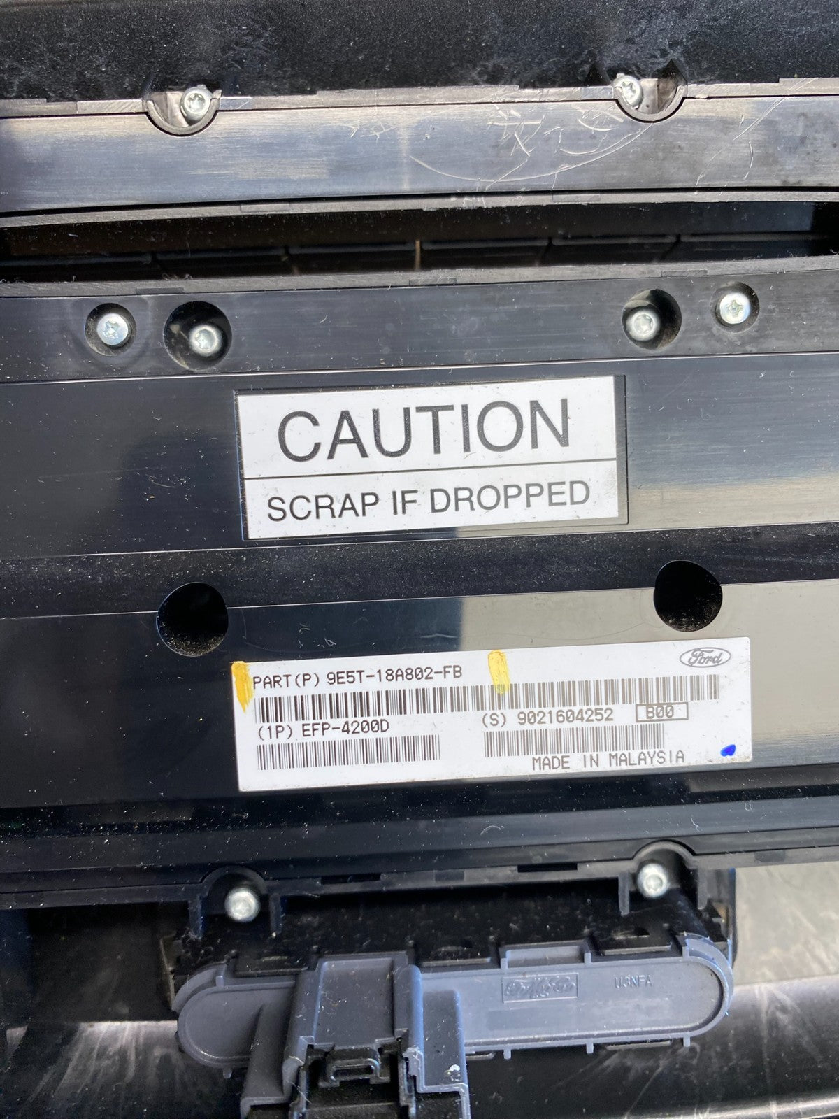 2010 to 2012 Ford Fusion Radio Climate Control A/C Control ab9173 DG4