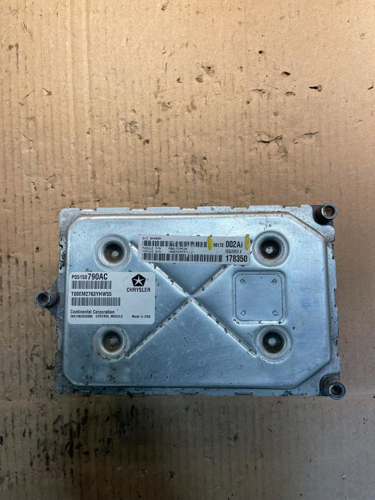 2014 Jeep Grand Cherokee 3.6L ECU Engine Control Module V1859 DG2