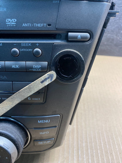 2007 to 2009 Acura Mdx Radio Stereo 6 CD Player Climate Control Pan OE AJ0322 DG2