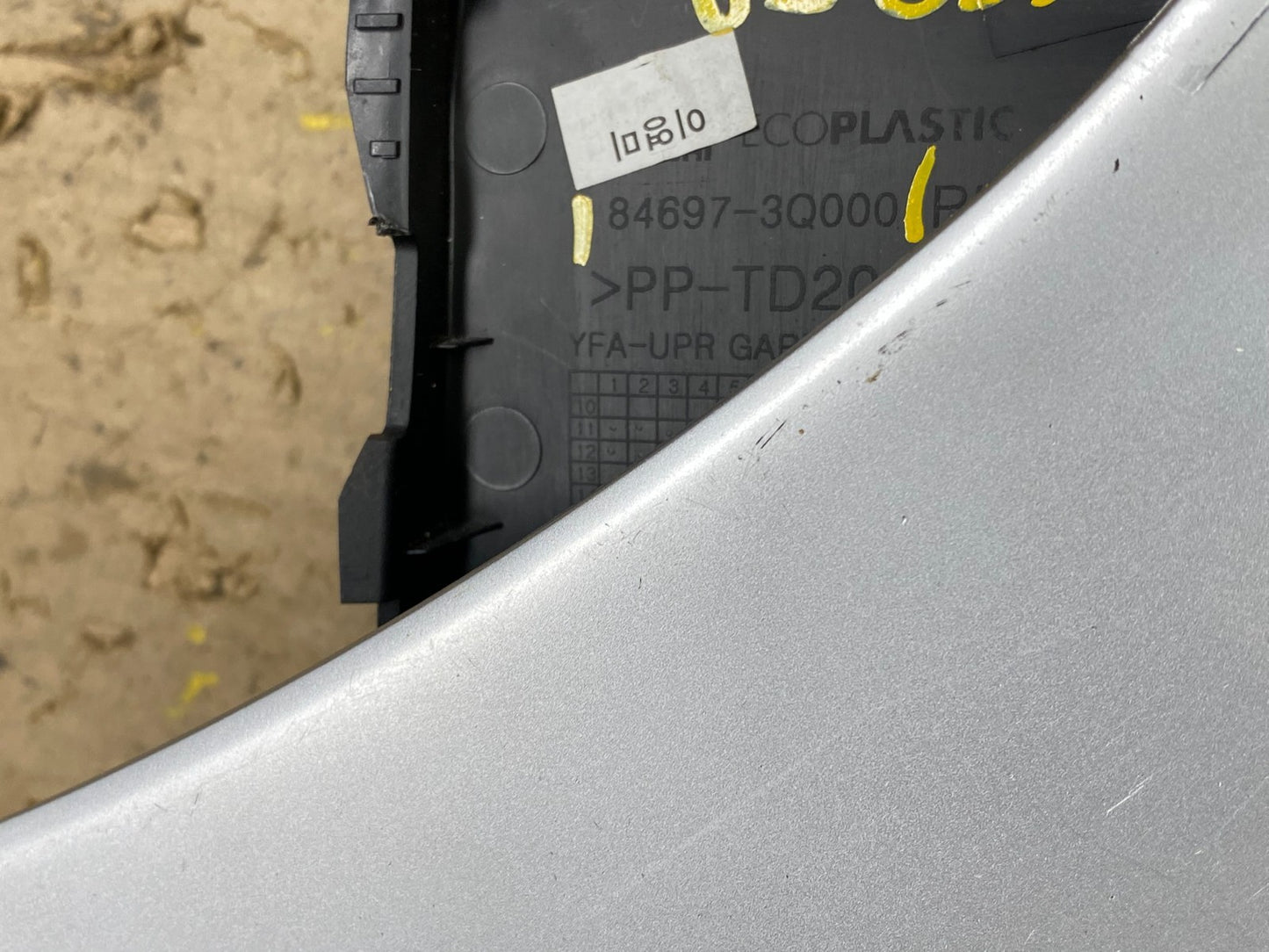 2011-2014 Hyundai Sonata Center Console Upper Right Trim Molding Bezel U5255 DG4