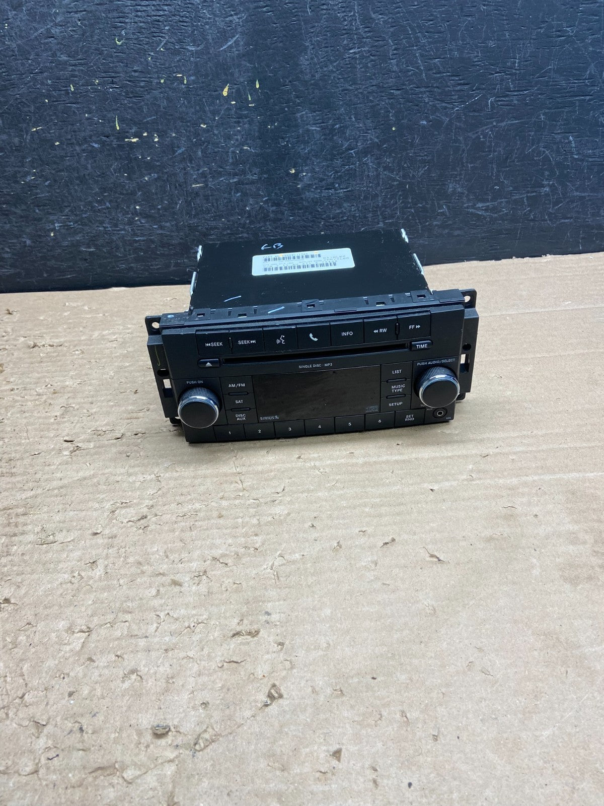 2007-2012 Chrysler Dodge Jeep Ram Radio CD MP3 AUX Receiver AG8603 DG0