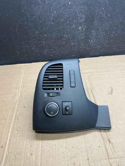 2007 to 2014 Silverado Front Left Driver Headlight Switch Air Vent AD7106 DG0