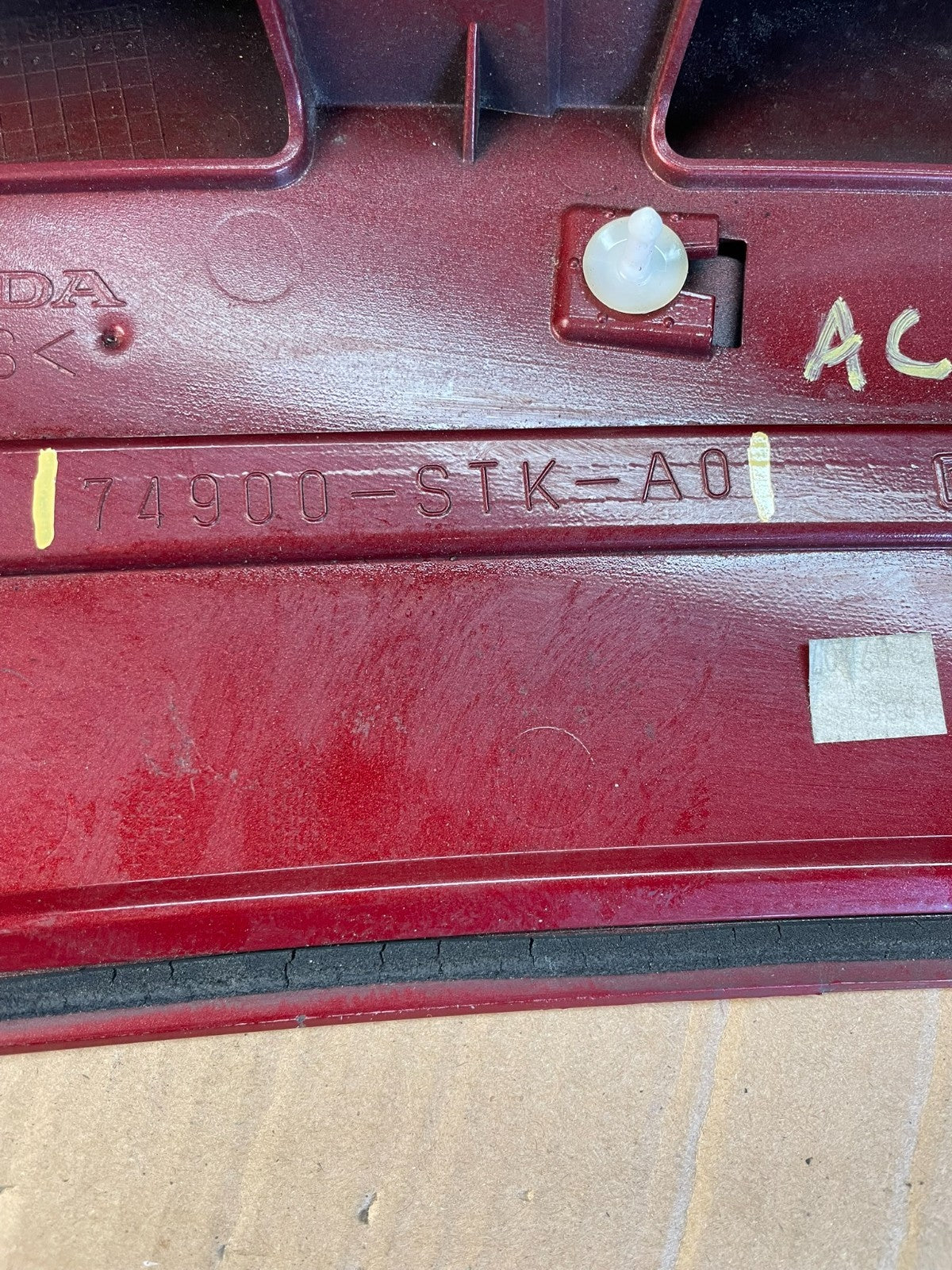 2007 2008 2009 Acura RDX Rear Spoiler Wing Lift Gate 3rd Brake Light AC2099 DG4