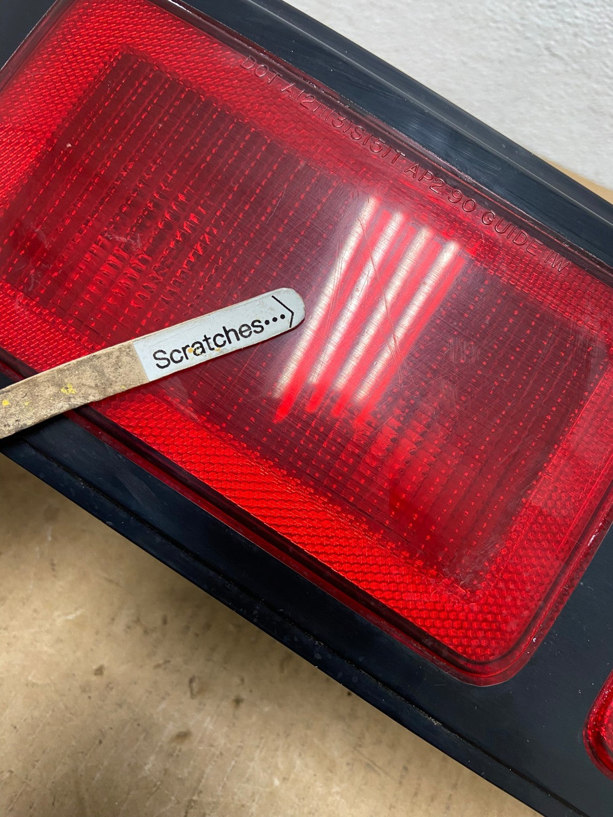 1990 to 1994 Chevrolet Lumina Left Driver LH Side Tail Light AC1823 LK3