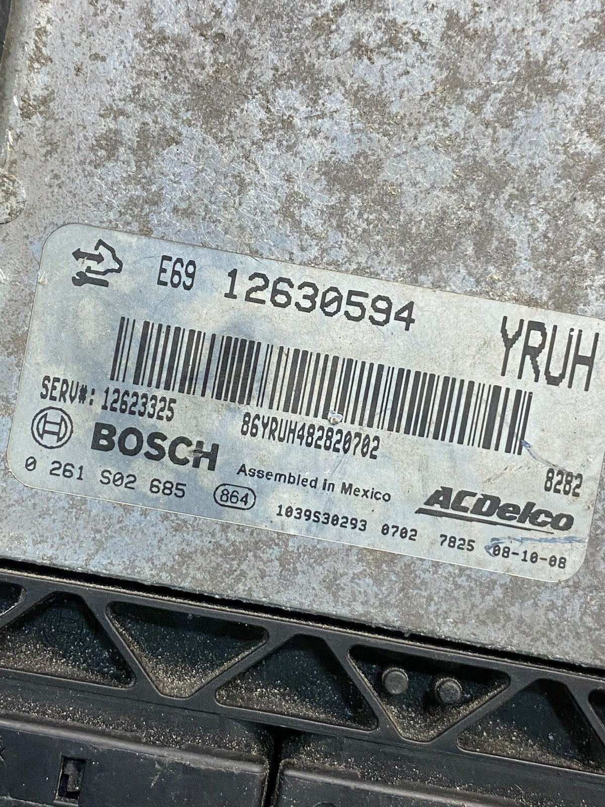 2008 2009 GMC Acadia Traverse Engine Control Unit Module ECM ECU AH9634 DW2