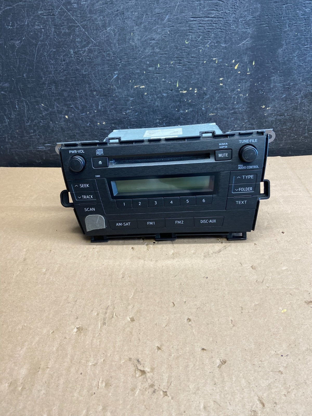 2010 to 2011 Toyota Prius Radio Stereo Receiver Aux Disc CD Player AI3034 DG0