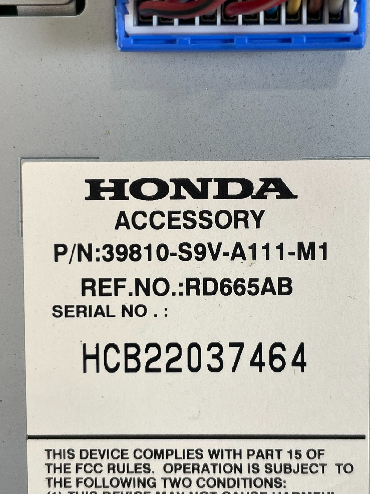 2006-2008 Honda Pilot Center Navigation Radio Screen Display AG0813 DG6