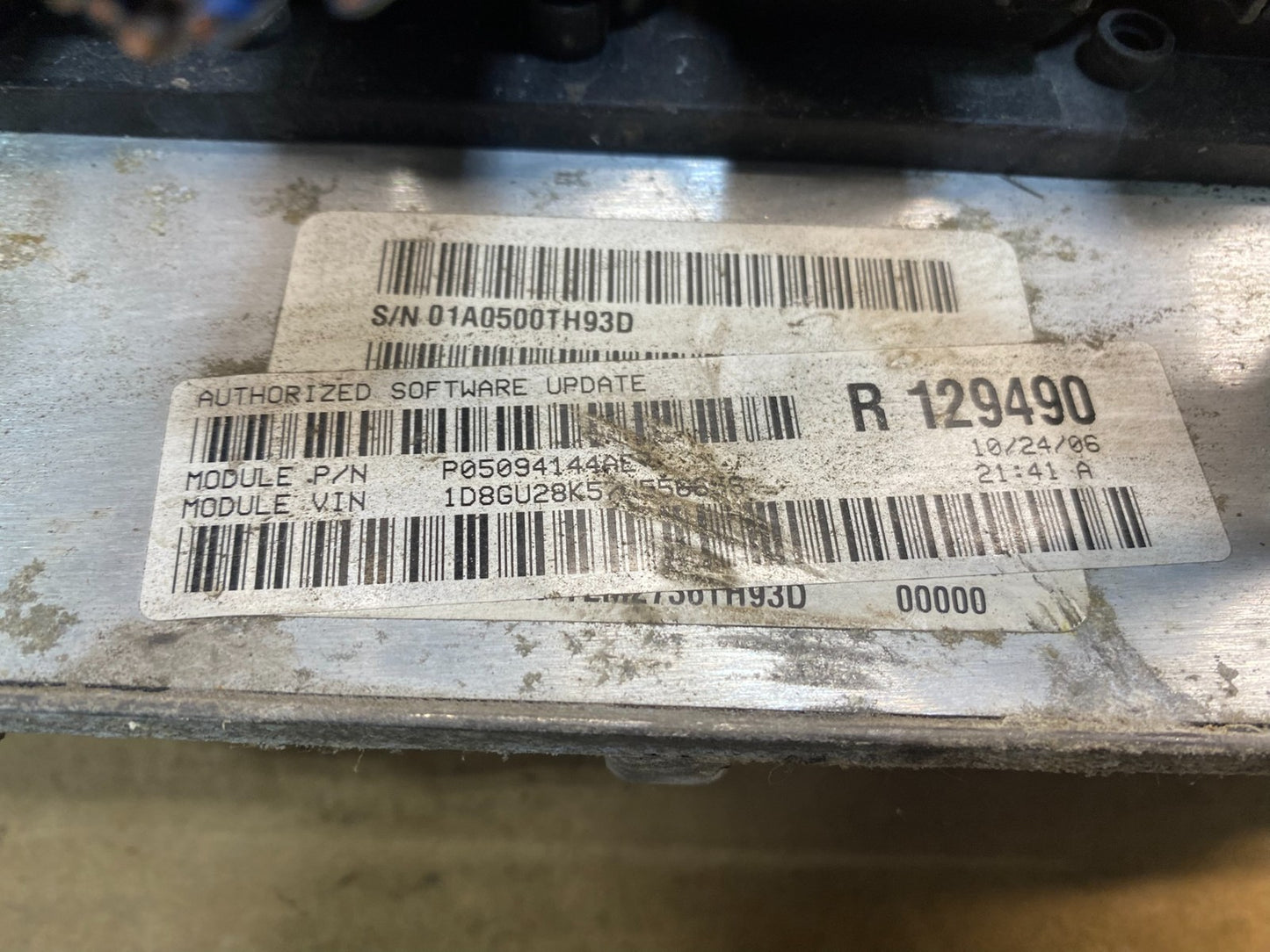 2007 Jeep Liberty Nitro 3.7L Engine Control Unit ECU ECM AD7477 DG2