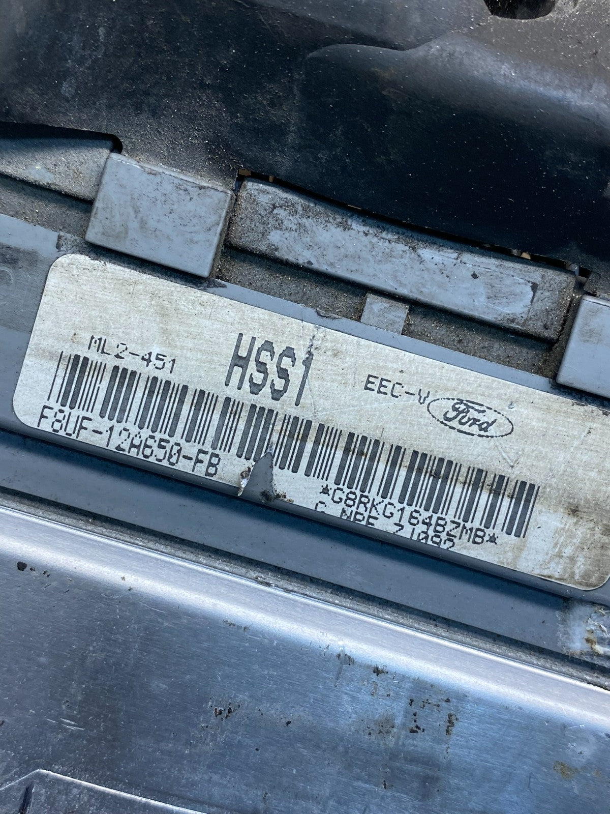 1998 Ford E-Series E-250 4.2L Engine Control Computer F8UF-12a650-fb AI5293 DG2