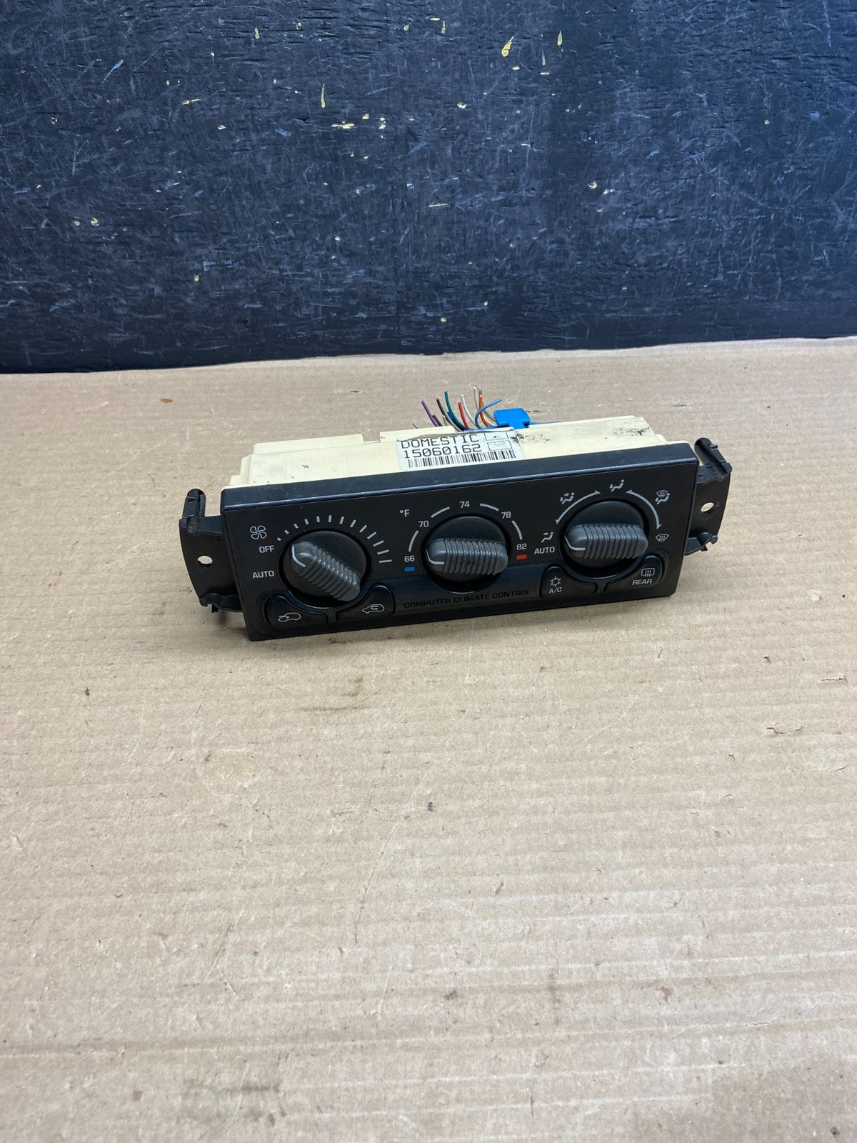 1999 to 2002 Chevrolet Silverado HVAC Heater Climate Control Module ah1504 DG0