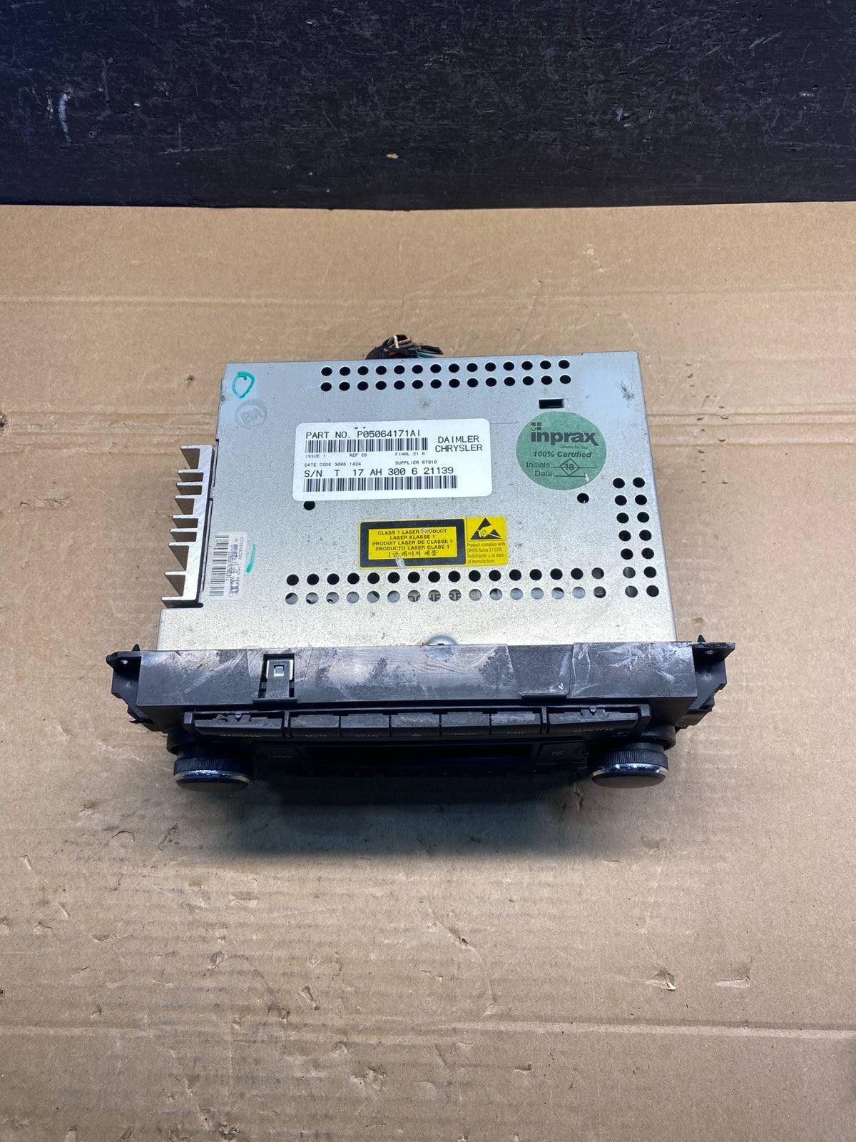 2005-2009 Chrysler Dodge Jeep Ram Radio CD MP3 Receiver AD4968 DG3