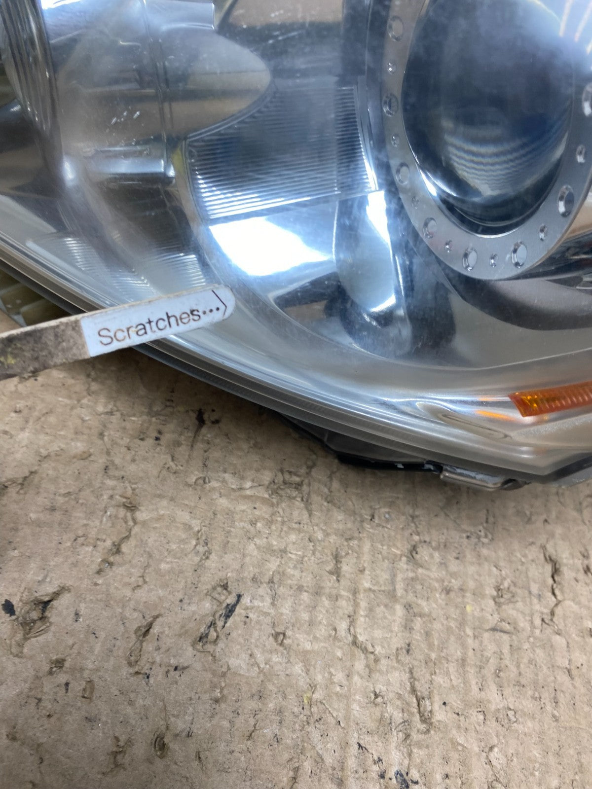 Sedan 4Door 2010 to 2013 Infiniti G37 Left Driver Headlight Xenon AF8339 DW3