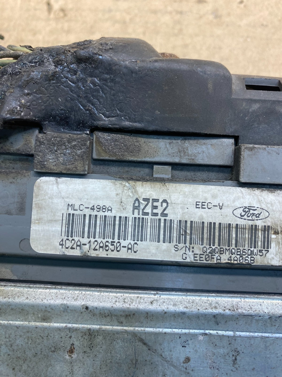 2011 Ford Van E150 E250 4.6L Engine Control Module 4C2A-12A650-AC AC4427 DG2