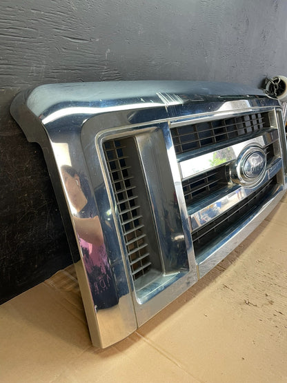 2008 to 2014 Ford Econoline E150 E250 Front Upper Chrome Grill Grille AD5986DG2
