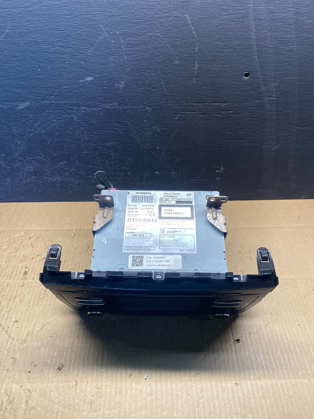 2013 to 2015 Nissan Altima Radio Cd Mp3 Player AUX Port 281853TA1B ad1505 DG3