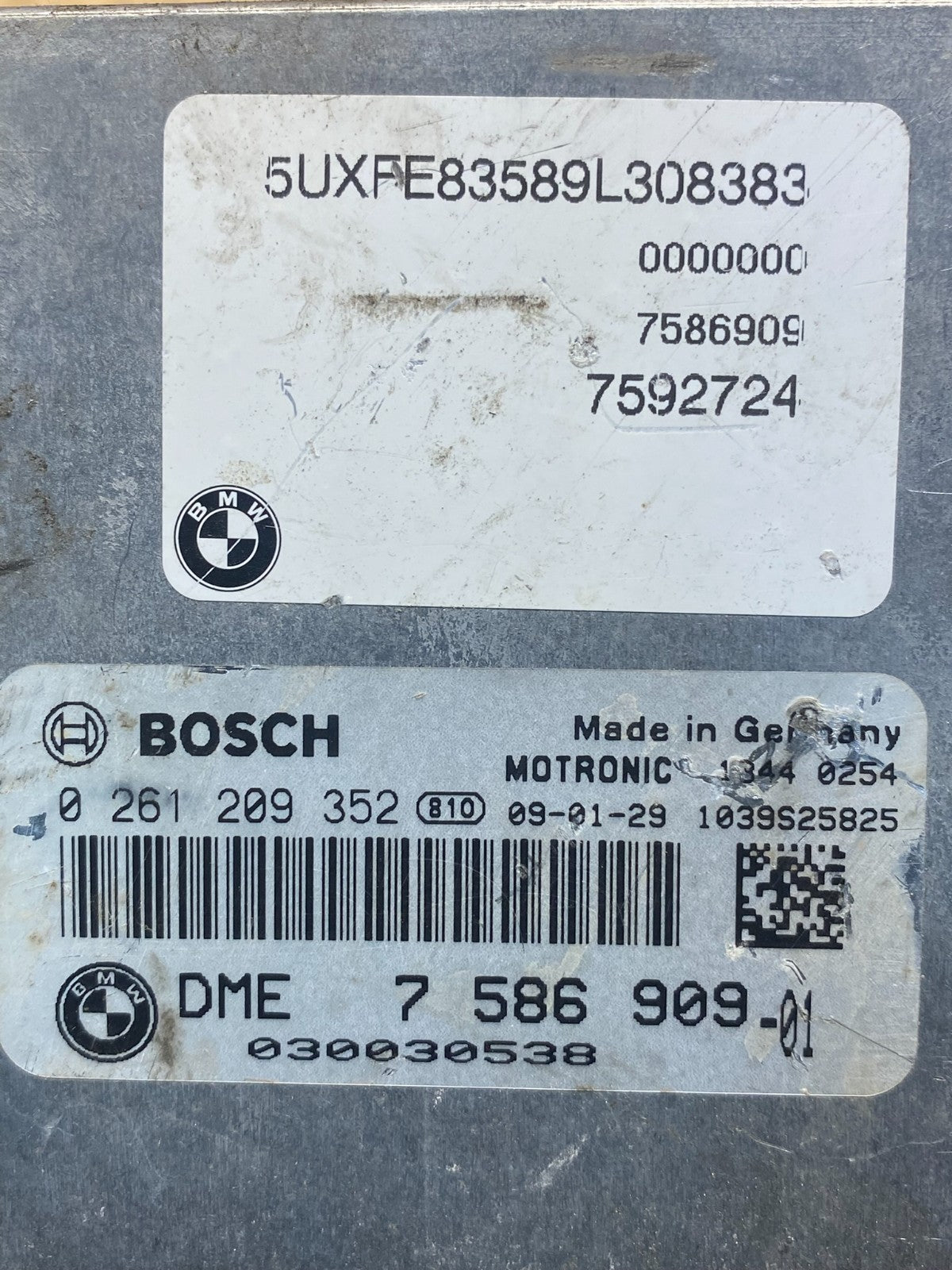 2008 to 2009 Bmw 550i 750i Engine Computer ECU Control Module ECM ag9469 DG2