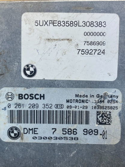 2008 to 2009 Bmw 550i 750i Engine Computer ECU Control Module ECM ag9469 DG2
