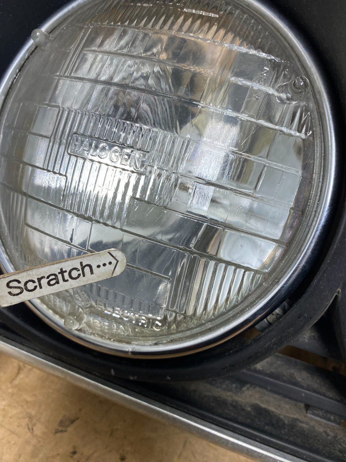 1978 to 1982 BMW 7 E23 733i  Left Driver LH Halogen Headlight W/Cover N6530 DG3
