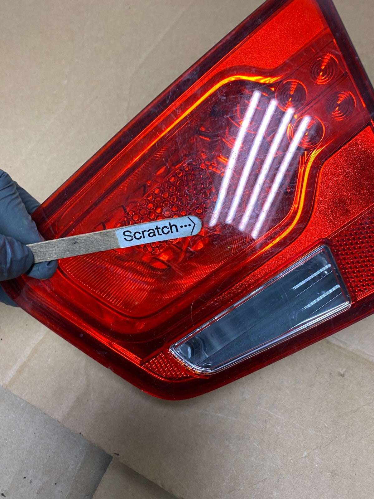 2010 to 2013 Kia Forte Right Passenger RH Side Tail Light Inner M0535 DG3