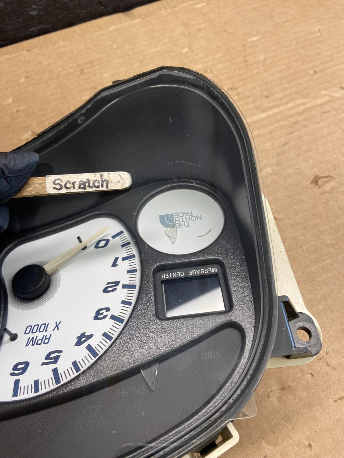 1999 to 2002 Chevrolet Colorado Instrument Cluster Speedometer AF2537 DG3