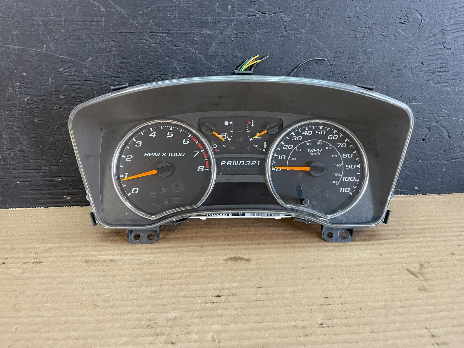 2004 to 2012 Chevrolet Colorado Instrument Cluster Speedometer AF3449 DW0