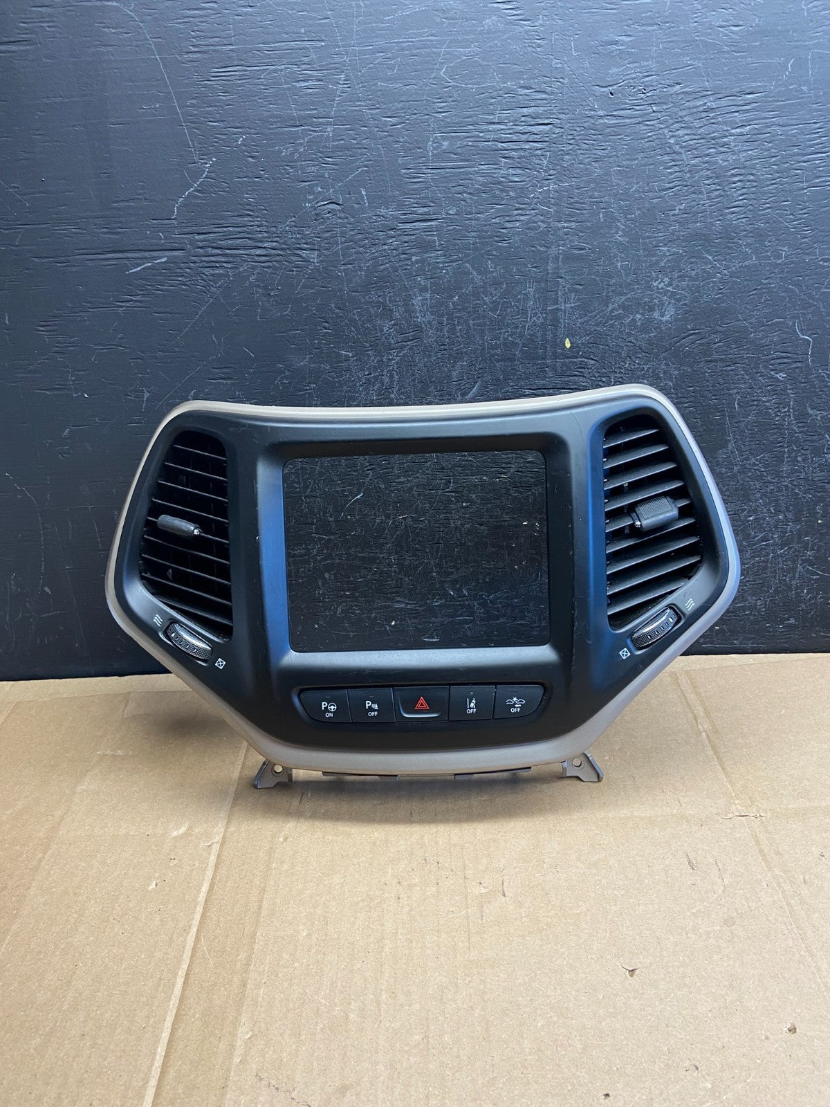 2014 to 2020 Jeep Cherokee Center Radio Climate Control Vent Bezel AD2088 DG0