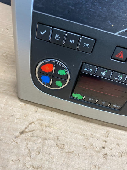 2007 - 2012 GMC Acadia A/C Heater Climate Control Radio Panel Bezel OE AG8470 DG1