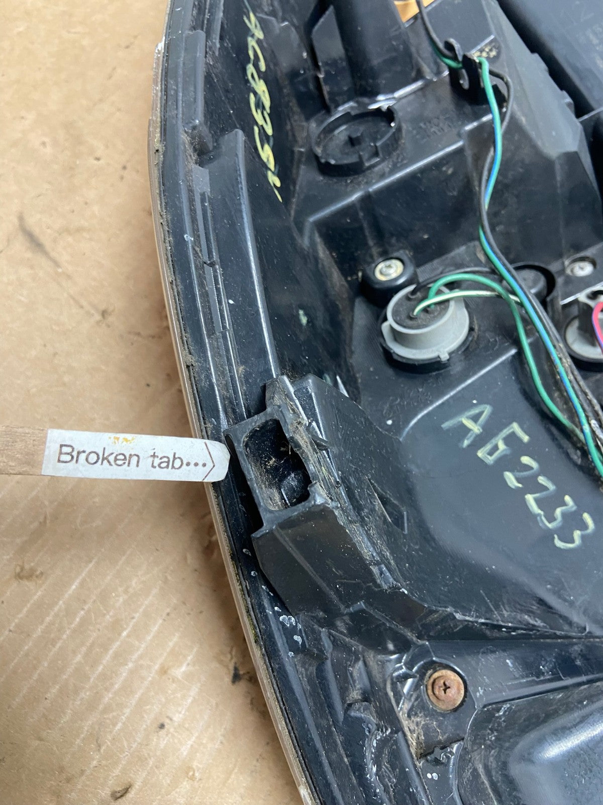 2008 2009 2010 Mazda 5 Right Passenger RH Side Tail Light AG2233 LK6