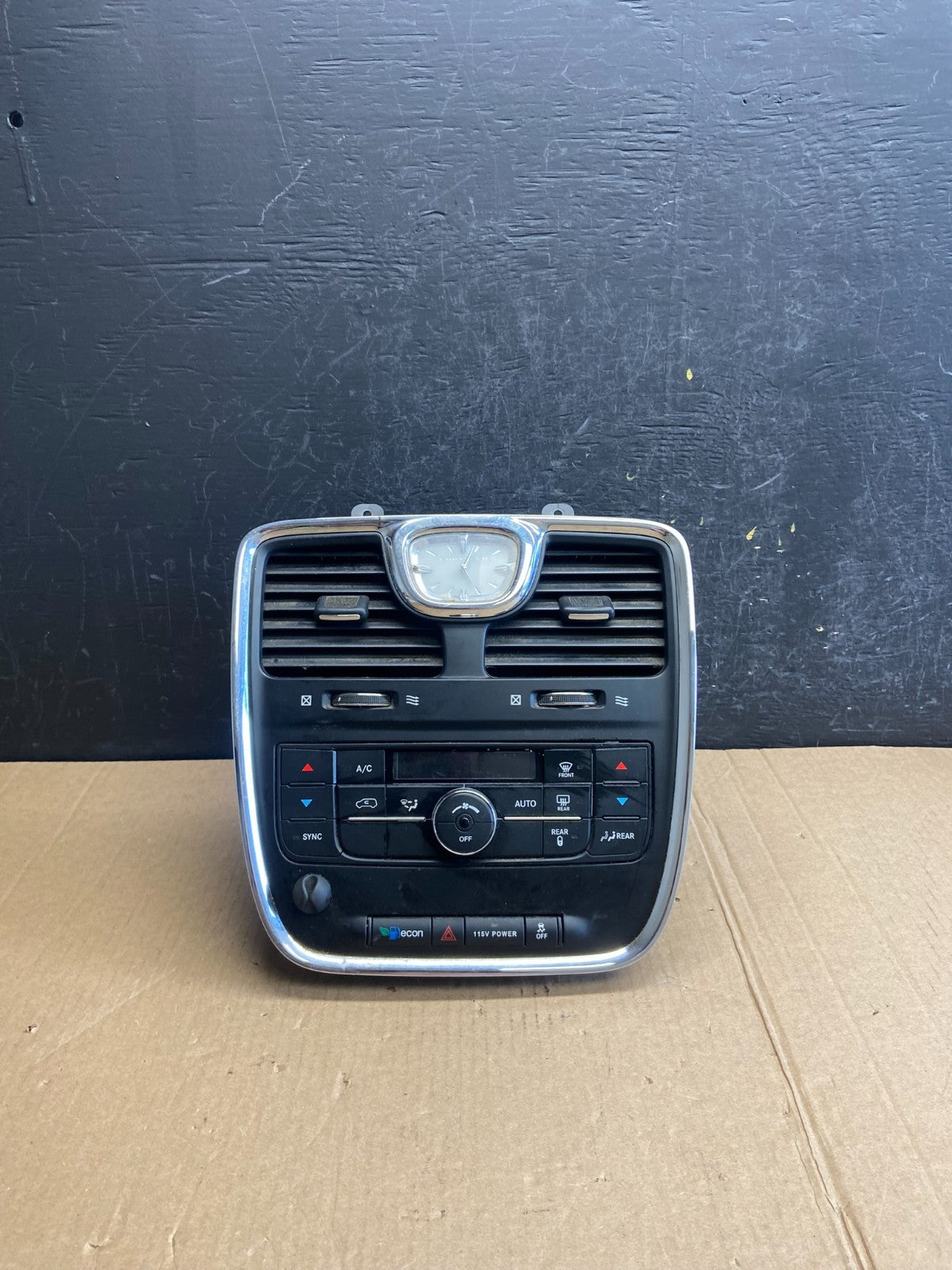 2011-2016 Chrysler Town Country Climate Control Panel Center Dash Trim AE4397 DG0