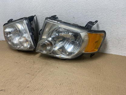 2008 to 2012 Ford Escape Headlights Left+Right Side Set Halogen AG7972 DW2