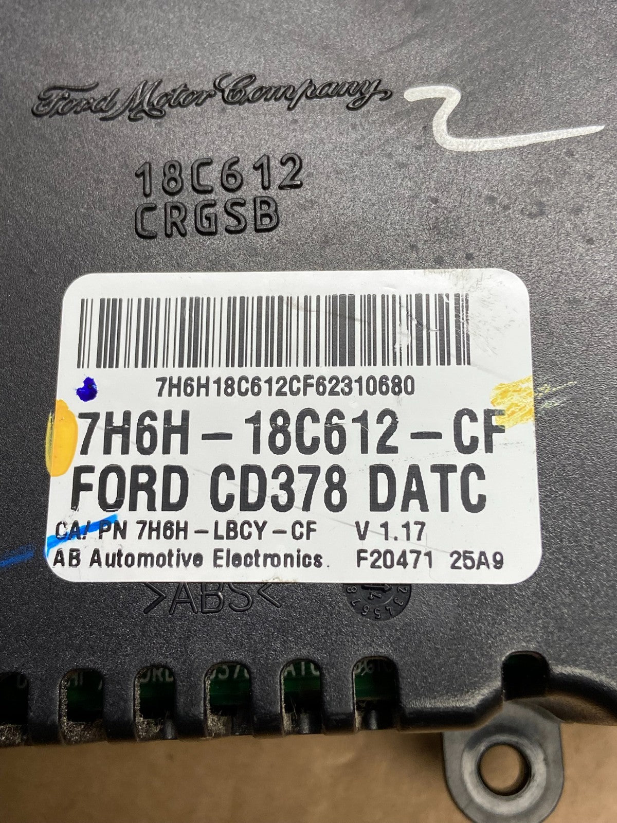 2007 2008 2009 Lincoln Mkz Hvac A/C AC Climate Control Panel ai6345 DG4
