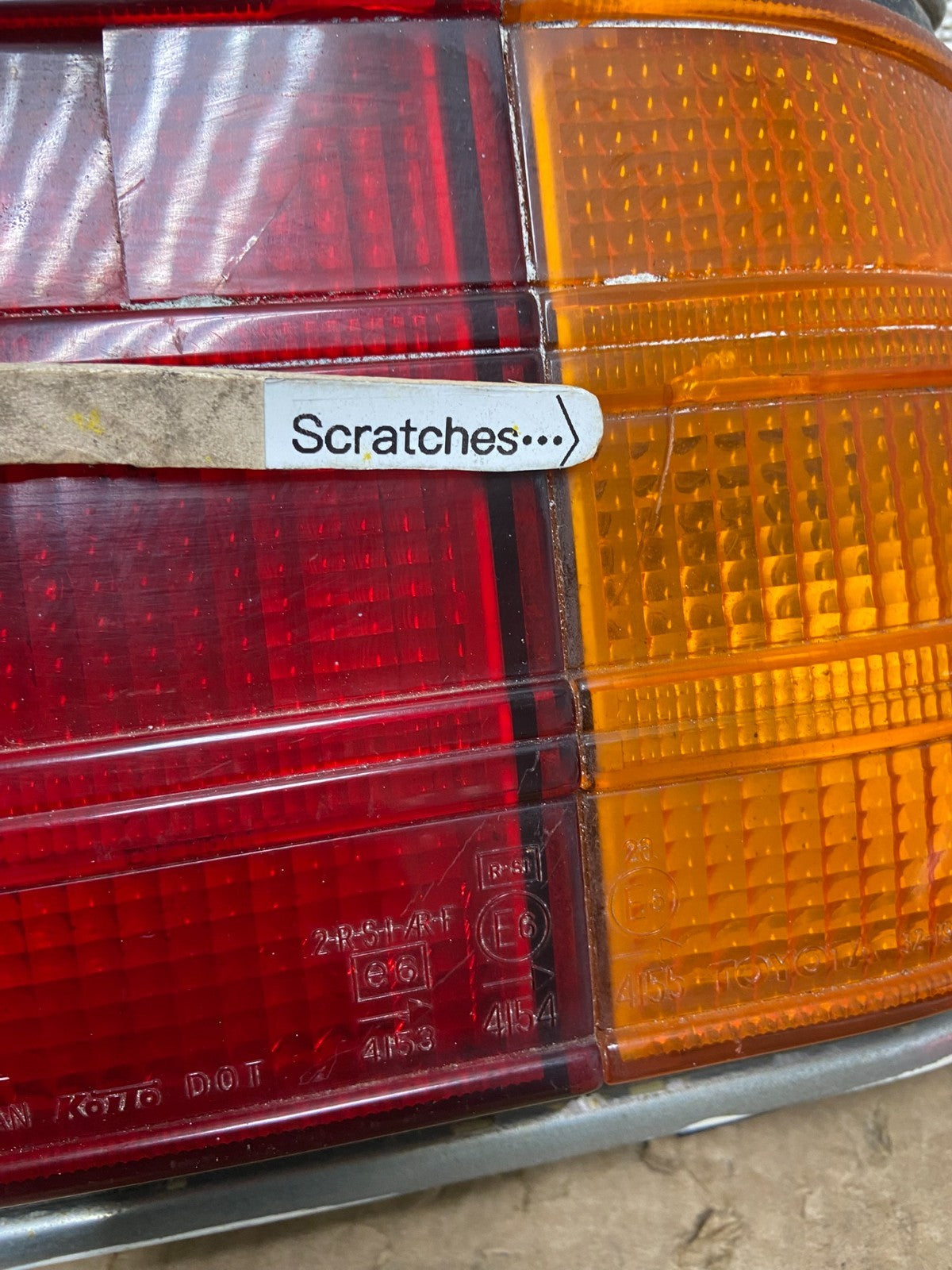 1985 to 1986 Toyota Camry Passenger Right Side Tail Light OEM AA72003