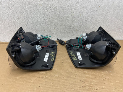 1999-2004 Jeep Grand Cherokee Left + Right Set Smoke 3D Tail Lights AG9256 DG5