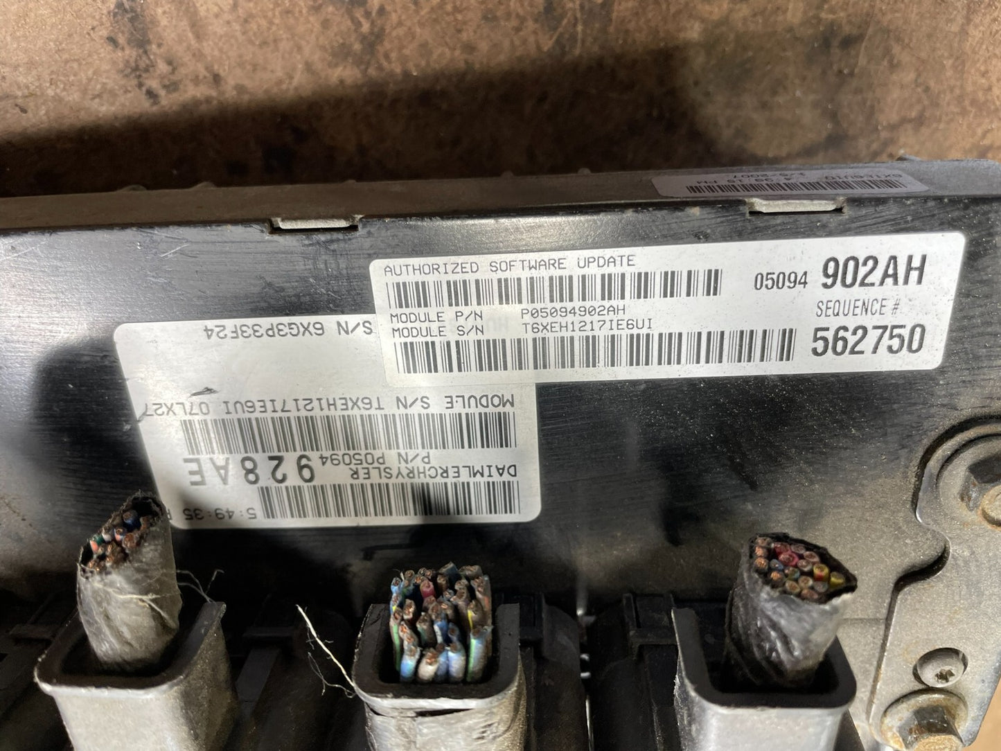 2007 Dodge Charger 300 2.7L Engine Control p05094902ah j2008 PS2