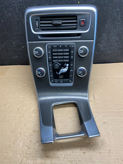 2011-2018 Volvo S60 Climate Control Radio Bezel Panel Trim AG6434 DG0